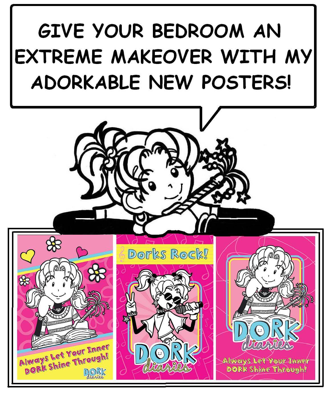 My New Poster Business Squee Dork Diaries