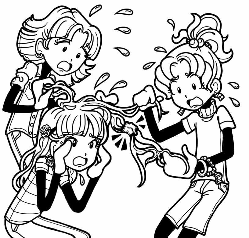 dork diaries chloe and zoey in color