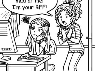 WHEN YOU’RE MAD AT YOUR FRIEND AND SHE WON’T LEAVE YOU ALONE