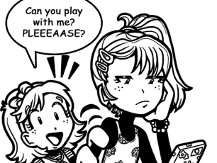 WHEN YOUR LITTLE SIBLING WON’T STOP ASKING YOU TO PLAY