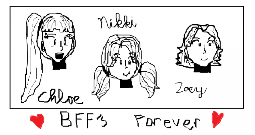 Nikki,Chloe, and Zoey- BFF’s Forever! – Dork Diaries