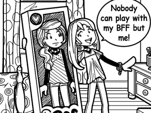 WHEN YOUR FRIEND WANTS YOU ALL TO HERSELF