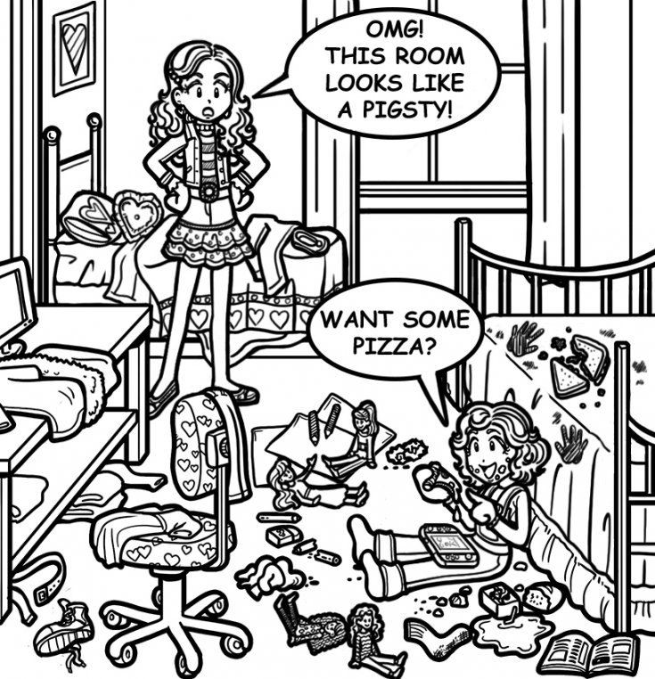 My Sister’s a Complete Slob – Dork Diaries