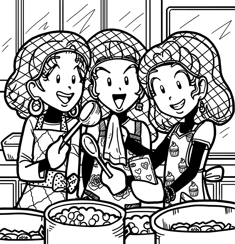 nikki-chloe-and-zoey-helping-out-at-a-soup-kitchen