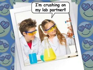 MY CRUSH IS NOW MY LAB PARTNER!!!