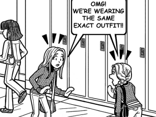MY BFF THINKS I’M COPYING HER!!