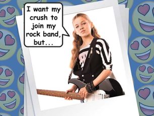 HELP!! I’m TOO NERVOUS TO ASK MY CRUSH TO JOIN MY ROCK BAND!