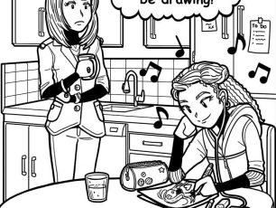 MY MOM WON’T LET ME PRACTICE DRAWING!!