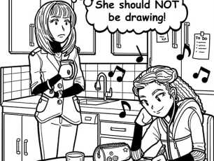 MY MOM WON’T LET ME PRACTICE DRAWING!!