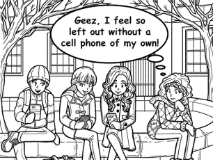 I FEEL SO LEFT OUT WITHOUT A PHONE!