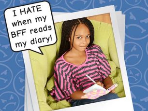 HELP! MY FRIEND KEEPS READING MY DIARY!!