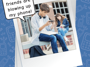 MY FRIENDS WON’T STOP TEXTING ME!