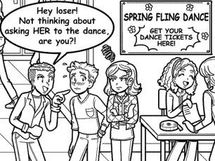 A BULLY KEEPS PICKING ON MY CRUSH!