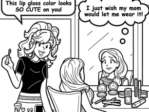 MY MOM WON’T LET ME WEAR MAKEUP!!!