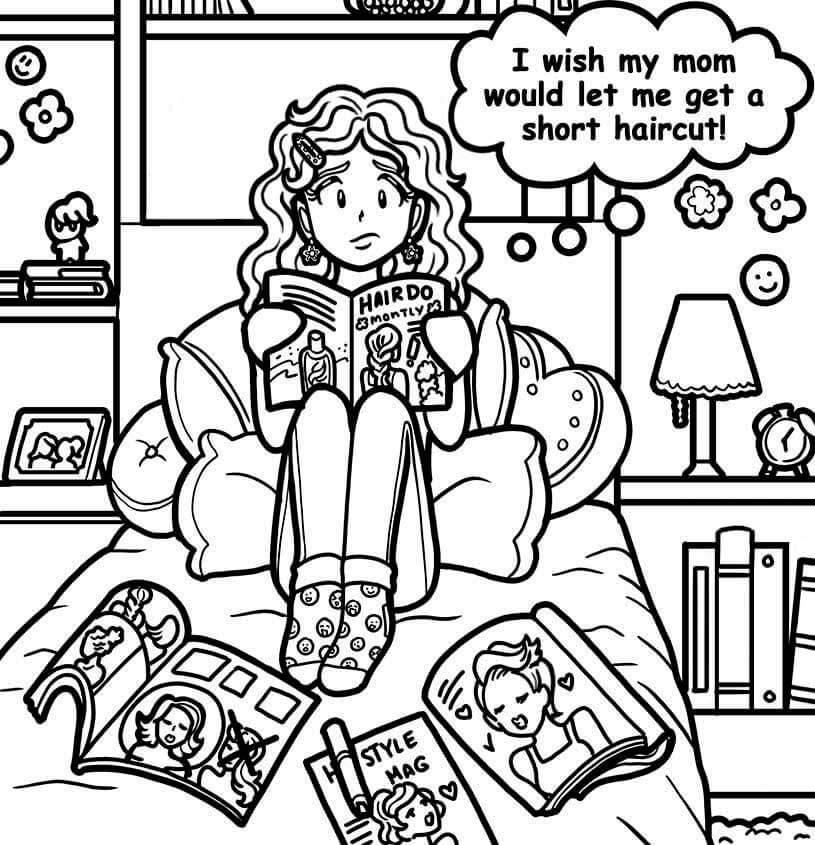 MY MOM WON'T LET ME CUT MY HAIR SHORT!!! - Dork Diaries