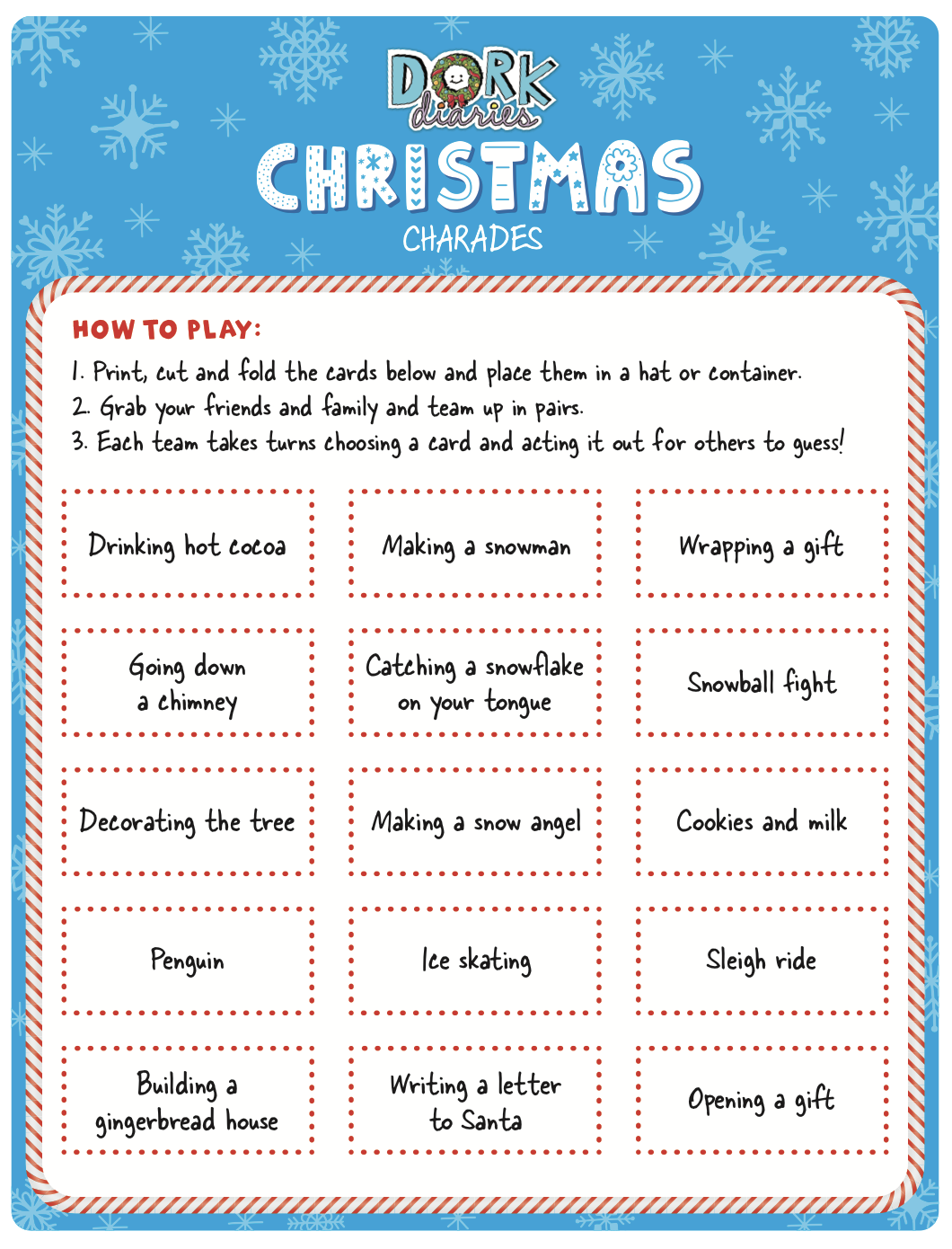 Christmas Charades – Dork Diaries