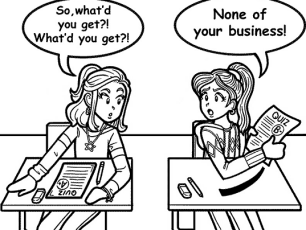 MY BFF IS OBSESSED WITH GRADES!!!