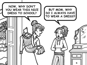 I HATE WEARING DRESSES!!!