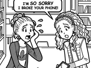 I ACCIDENTALLY BROKE MY FRIEND’S PHONE!! ☹️