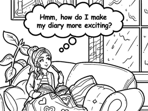 HOW DO I MAKE MY DIARY EXCITING?