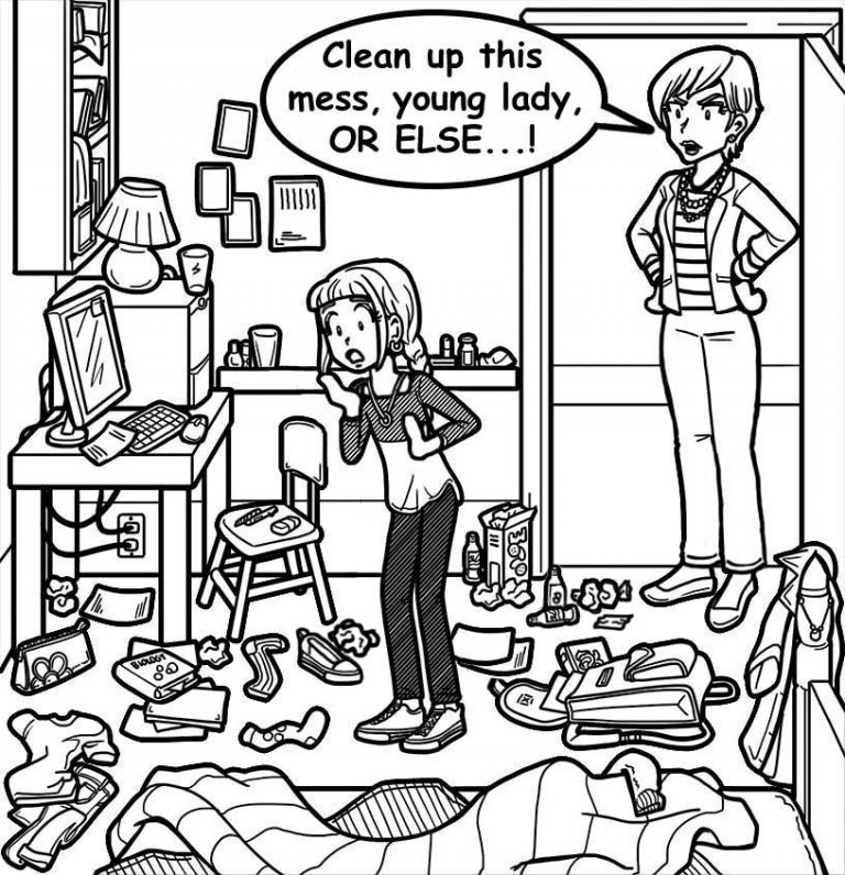 Help me keep my room clean!!! – Dork Diaries