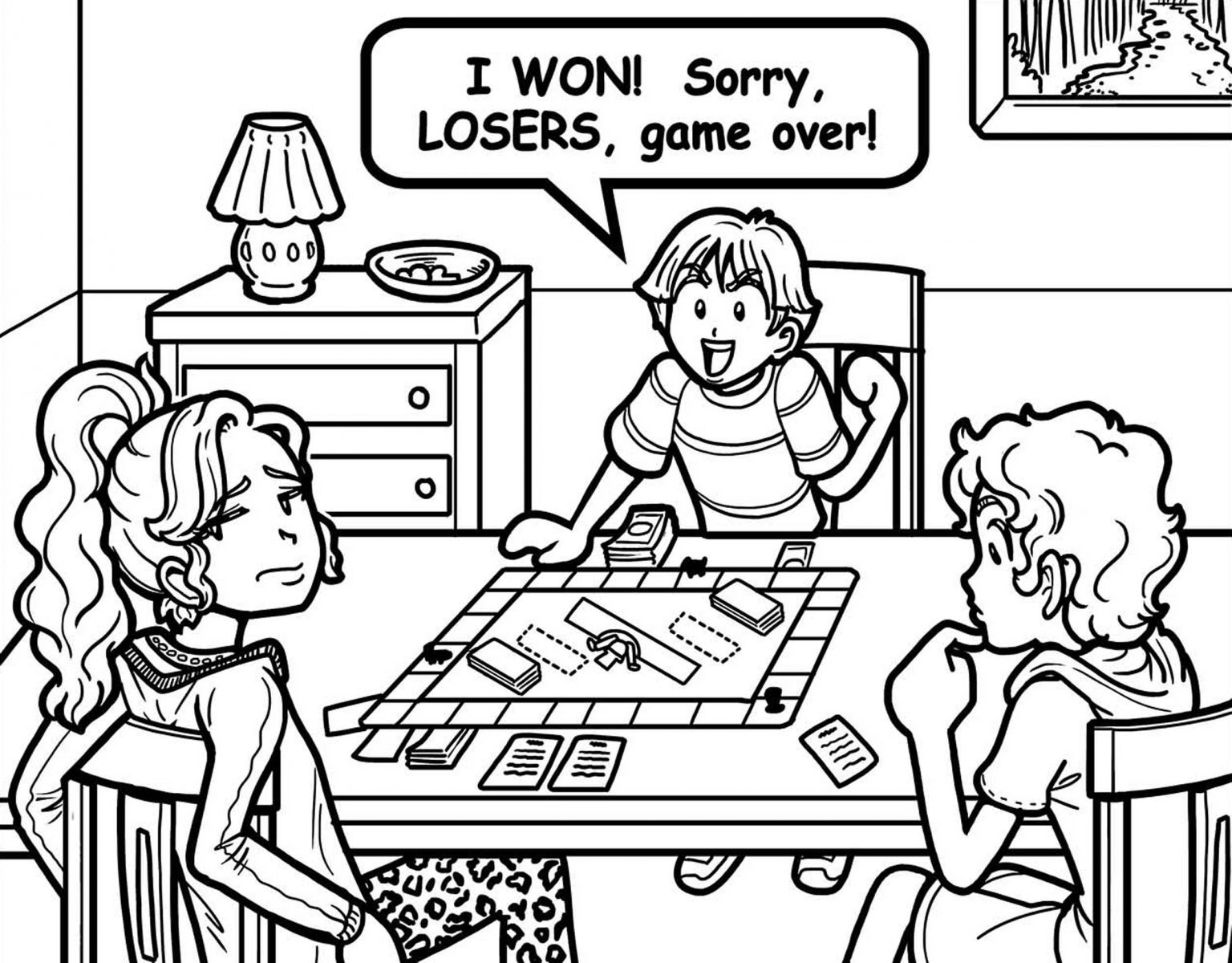 Family Night Game Over! – Dork Diaries